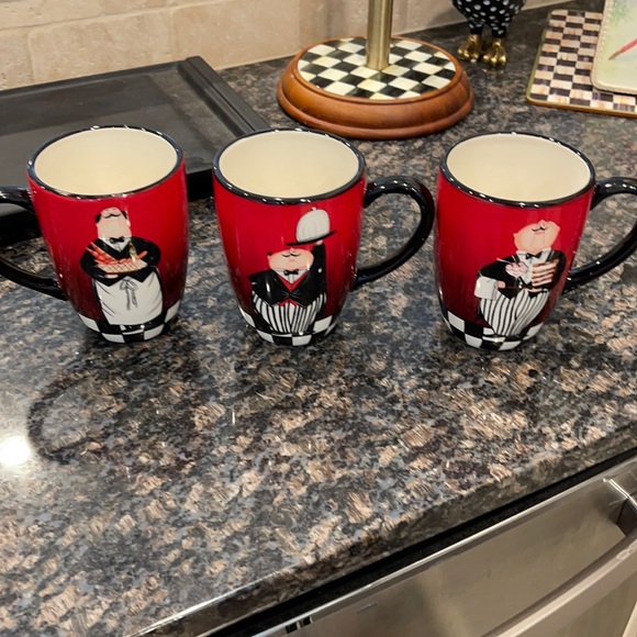 dont know Other - Set of 3 brand new coffee mugs